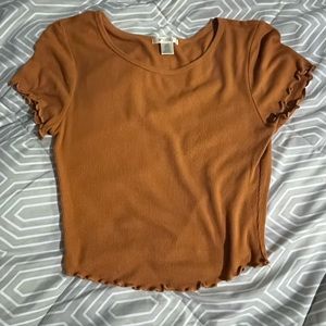 Orange Crop top